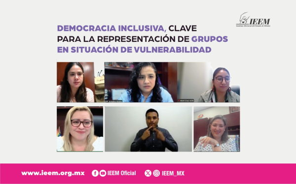 DEMOCRACIA INCLUSIVA, VÍA PARA LA REPRESENTACIÓN DE GRUPOS EN SITUACIÓN DE VULNERABILIDAD