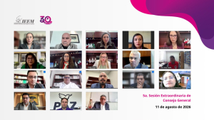 TOMA PROTESTA IEEM A REPRESENTACIONES PARTIDISTAS Y APRUEBA RUTA PARA REALIZACIÓN DE ANÁLISIS DE RIESGO EN CASOS DE VIOLENCIA POLÍTICA DE GÉNERO