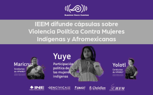 IEEM DIFUNDE CÁPSULAS SOBRE VIOLENCIA POLÍTICA CONTRA MUJERES INDÍGENAS Y AFROMEXICANAS