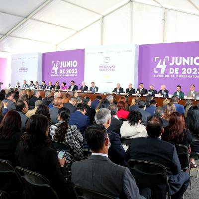19-01-23 Acuerdo por la Integridad Electoral, por parte de Autoridades Electorales, Organizaciones Civiles y Gobierno del Estado de México