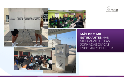 MÁS DE 11 MIL ESTUDIANTES HAN SIDO PARTE DE LAS JORNADAS CÍVICAS ESCOLARES DEL IEEM