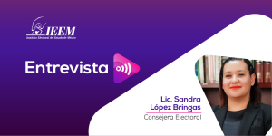 Invita IEEM a la ciudadanía a participar en el 1er. Concurso de Crónicas Electorales: Sandra López Bringas en entrevista con Andrés Gutiérrez y Paulina Fuentes