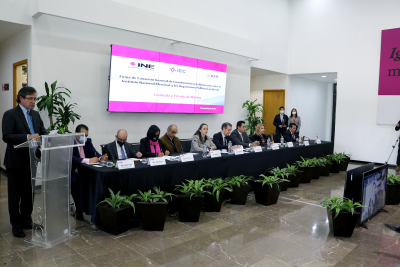 FIRMAN IEEM E INE CONVENIO GENERAL DE COORDINACIÓN Y COLABORACIÓN PARA LA ORGANIZACIÓN DE LA ELECCIÓN DE GUBERNATURA 2023