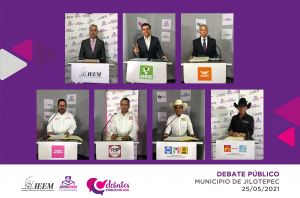 EN INSTALACIONES DEL IEEM DEBATEN CANDIDATURAS POR LA PRESIDENCIA MUNICIPAL DE JILOTEPEC