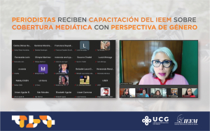 PERIODISTAS RECIBEN CAPACITACIÓN DEL IEEM SOBRE COBERTURA MEDIÁTICA CON PERSPECTIVA DE GÉNERO