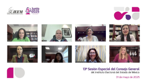 SESIONA CONSEJO GENERAL DEL IEEM Y APRUEBA ACUERDO