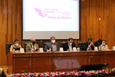 REALIZAN EN IEEM FORO ESTATAL SOBRE LA DISTRITACIÓN NACIONAL ELECTORAL 2021-2023