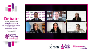 SEGUNDO DÍA DE DEBATES ORGANIZADOS POR EL IEEM  PARA LA ELECCIÓN JUDICIAL