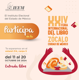 IEEM PRESENTE EN LA FERIA DEL LIBRO DEL ZÓCALO EN CDMX