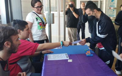 PARTICIPAN PERSONAS CON DISCAPACIDAD INTELECTUAL  EN SIMULACRO ELECTORAL