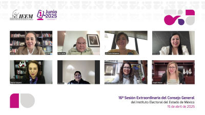 IEEM APRUEBA CRITERIOS PARA GARANTIZAR LA EQUIDAD EN LA ELECCIÓN JUDICIAL