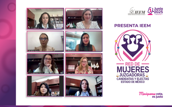 PRESENTA IEEM LA RED DE MUJERES JUZGADORAS, CANDIDATAS Y ELECTAS